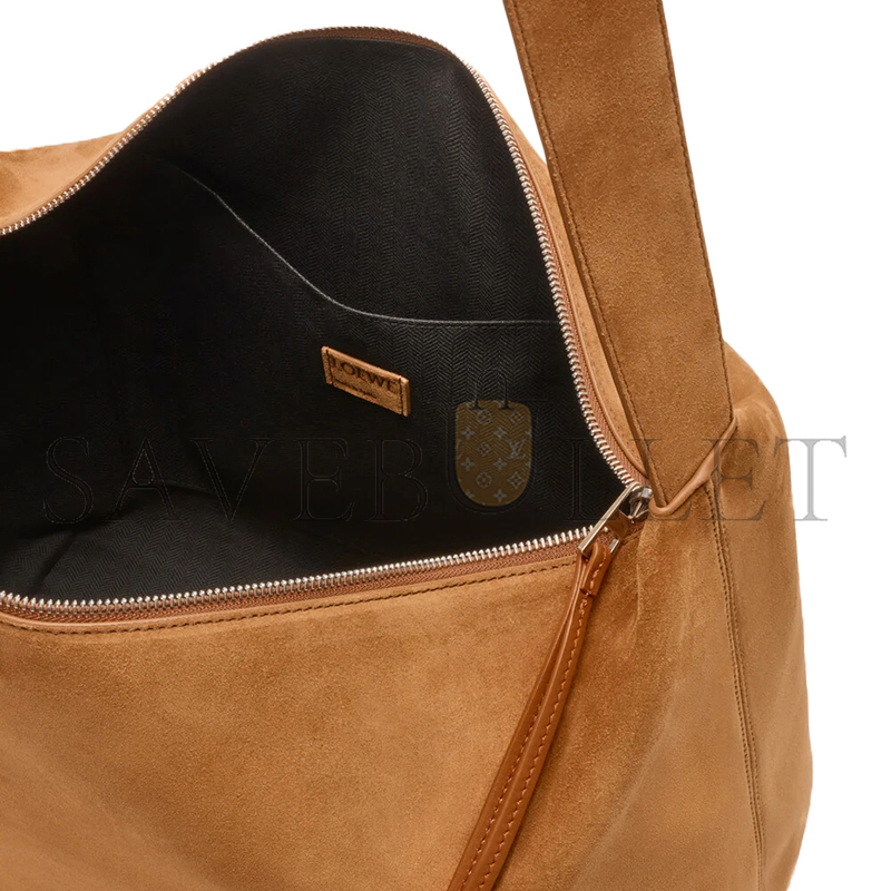LOEWE LARGE LOOP HOBO IN SUEDE CALFSKIN BB22003X02 (45.5*31*17cm)
